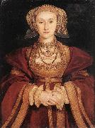 HOLBEIN, Hans the Younger Portrait of Anne of Cleves sf Norge oil painting reproduction